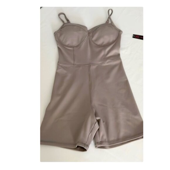 No Boundaries Seamless Unitard in Grey Crystal Sz XS NWT - Picture 5 of 13